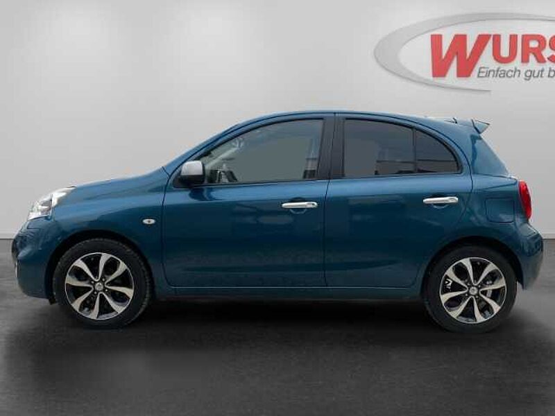 Nissan Micra N-Tec 1.2 Navi SHZ PDC Tempomat Bluetooth 8-Fach Bereift